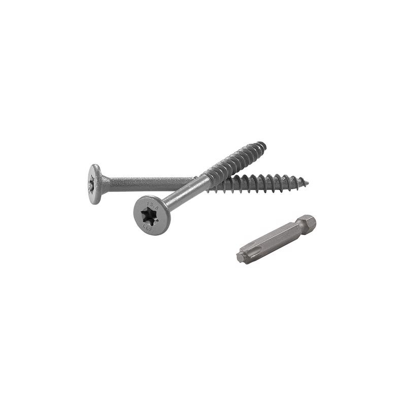 5-Box FastenMaster LedgerLok No. 12 5 in. Torx Ttap Flat Head Coarse Structural