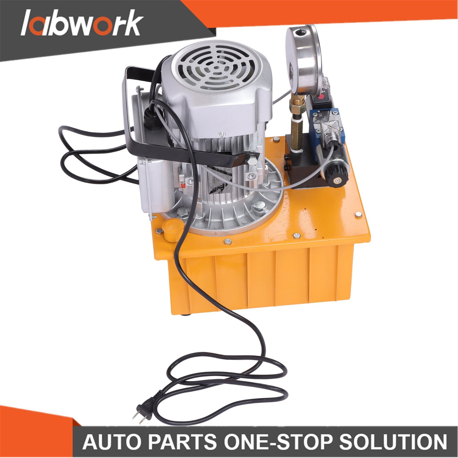 Labwork 10000 PSI Double Acting Hydraulic Pump 8L 0.7L/min 750W 110V