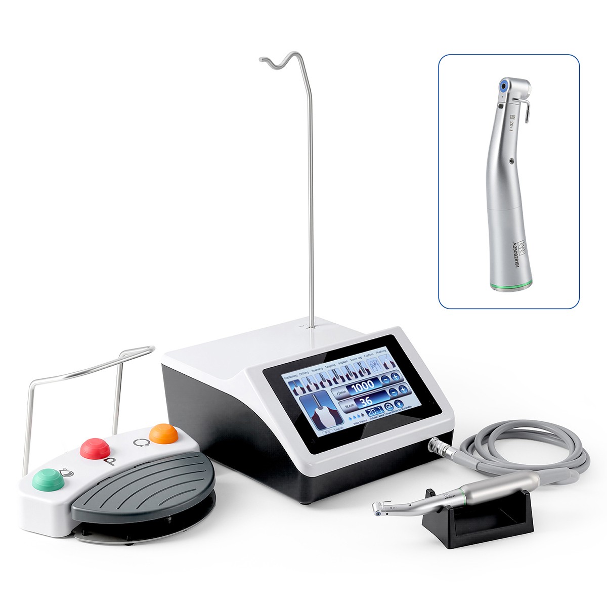 Dental Brushless Implant Motor Surgical System+20:1 Contra Angle Handpiece