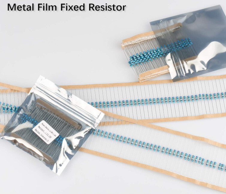 100 Pieces 1 Watt 1% metal film resistors Over 200 Various Value