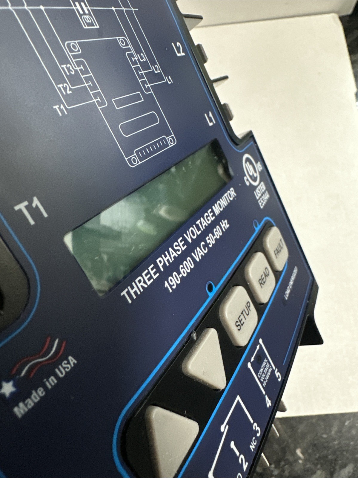 ICM Controls ICM450A Programmable 3-Phase Line Voltage Monitor 190-600VAC