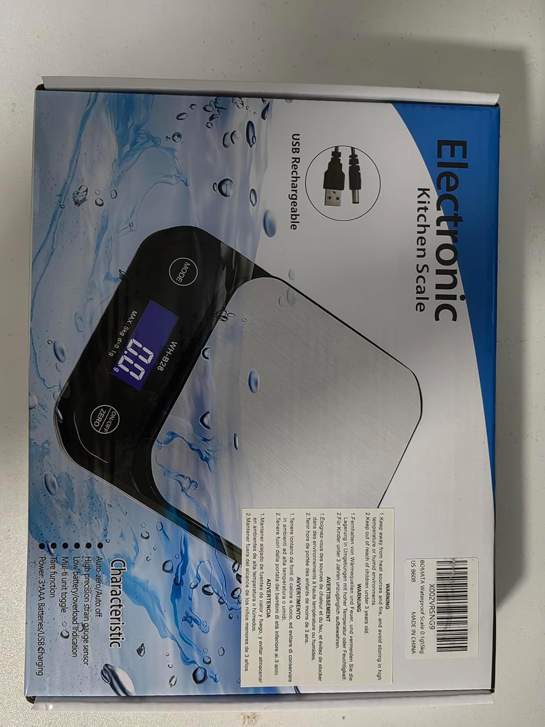 Bonvoisin Digital Scale 0.1 Gram Accuracy Precision Lab Scale 6000g Scientific D