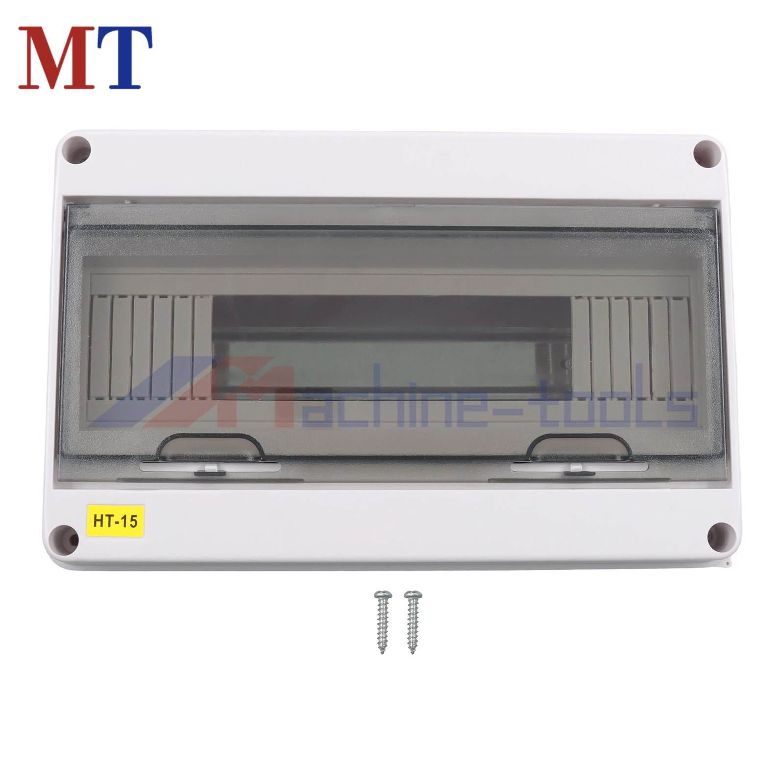 15 Way MCB Enclosure, IP65 Outdoor Rated, DIN Rail & Neutral Link