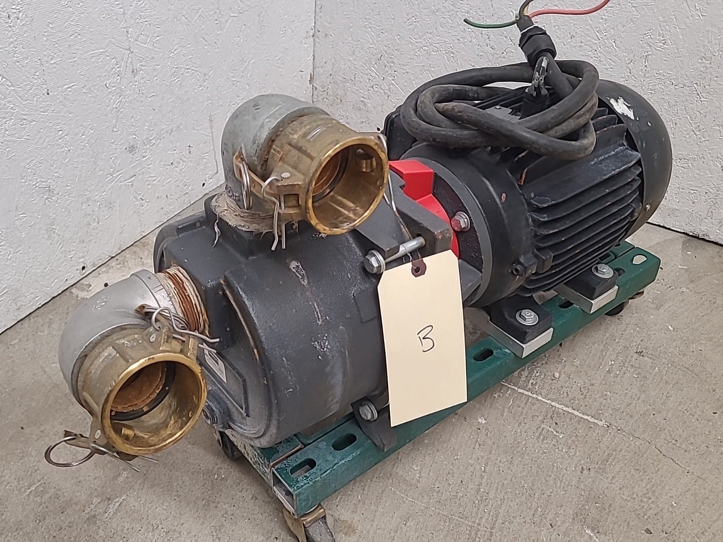 Dayton 2″ Self Priming 3P704A Booster Sprinkler Pump WEG 5HP Electric Motor B