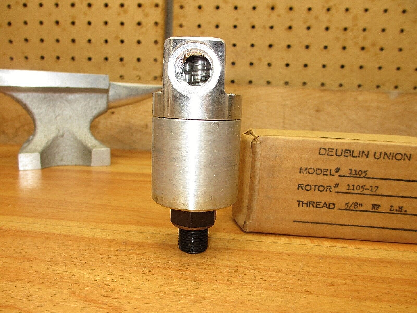 Deublin 1105 *NEW* Rotary Union Rotor 1105-17 Thread 5/8″ NF L.H.