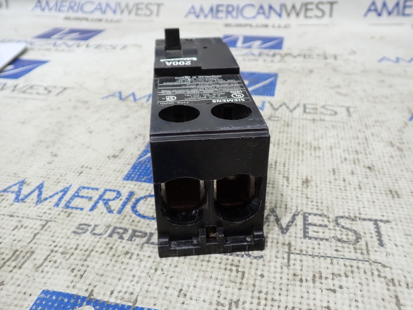 Siemens QN2200RH 200 Amp 120/240V 2 Pole 22KA Circuit Breaker tested