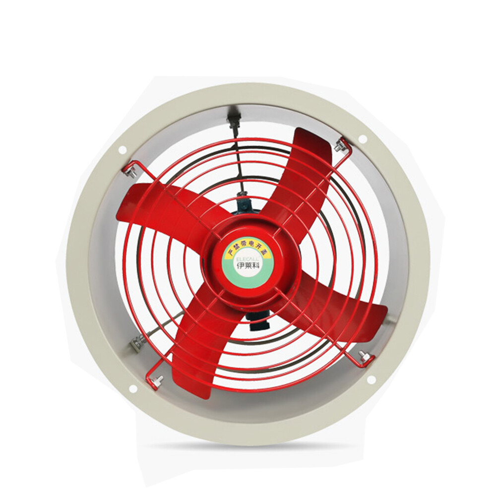 110V 12″ Explosion-proof Axial Fan Pipe Spray Booth Paint Fumes Exhaust Fan
