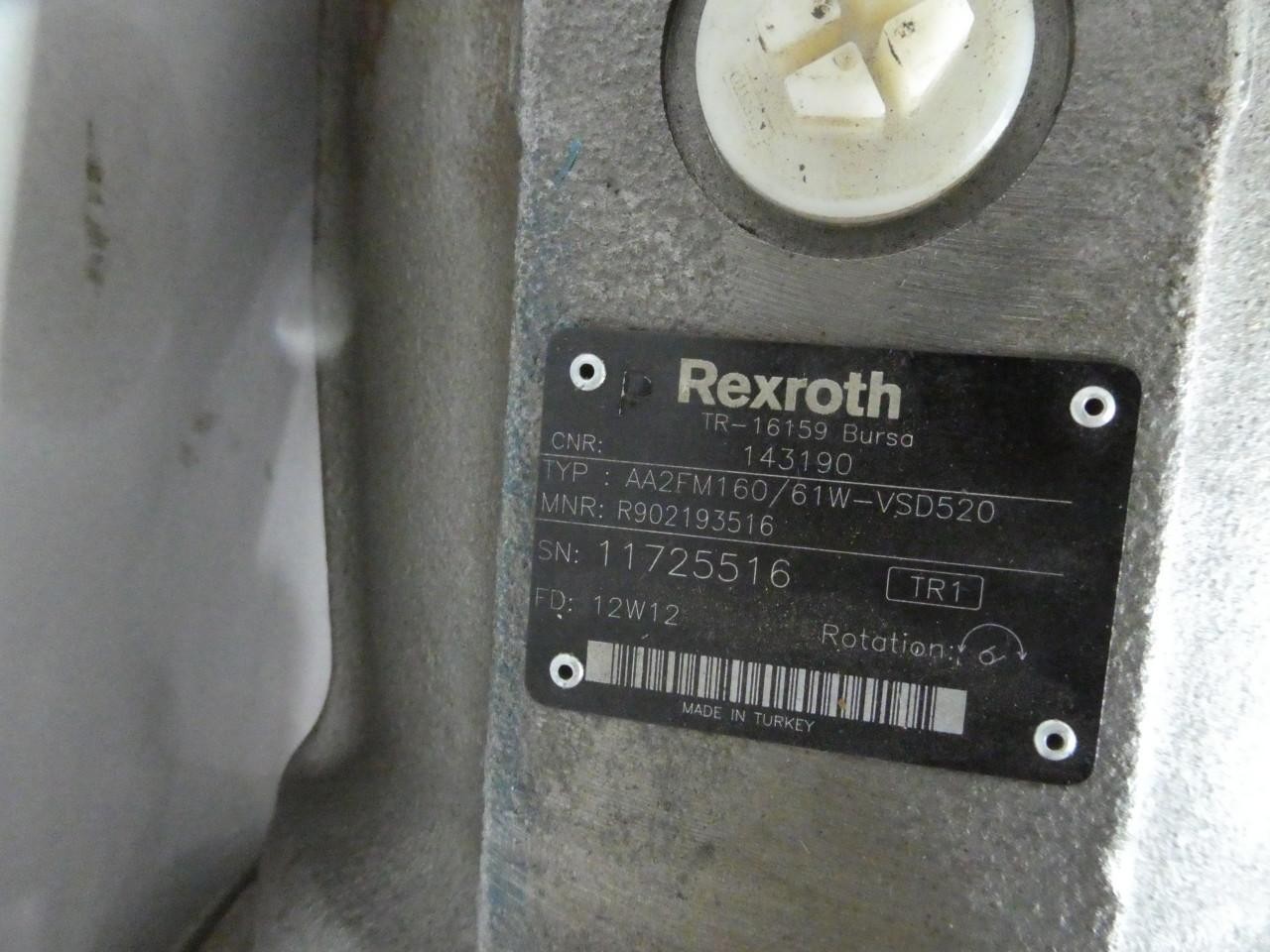 Rexroth R902193516 AA2FM160/61W-VSD520 Axial Piston Motor