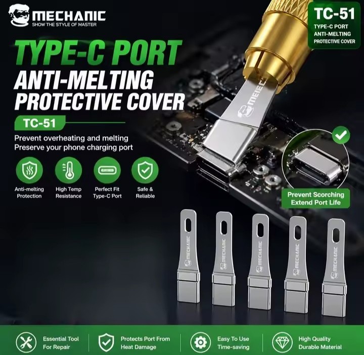 Mechanic TC-51 Type-C Port Anti Melting Protective Cover Tail Plug