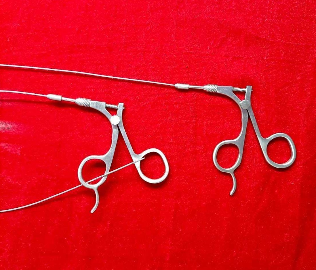2pc – Hysteroscopy Flexible Scissor 4FR 40CM Reusable Surgical Instruments