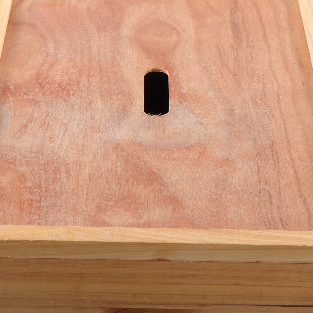 Bee Hive Beeswax Coated Includes Beehive Frames and Foundations 4 Layer 8 Frame