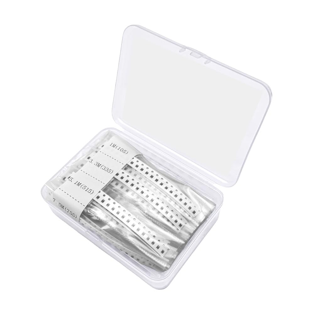 36Values 0805 SMD Resistor Kit 1R-10M Ω ohm 1/8W 0.125W ±5% Tolerance Thick…