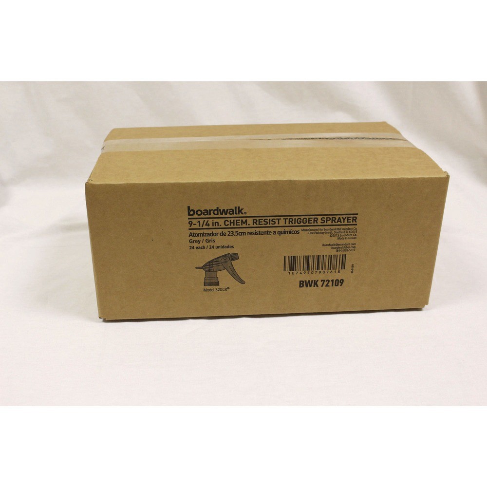 Boardwalk 72109 320CR 9.5″ Tube Chemical-Resistant Trigger Sprayer (24/Ct) New
