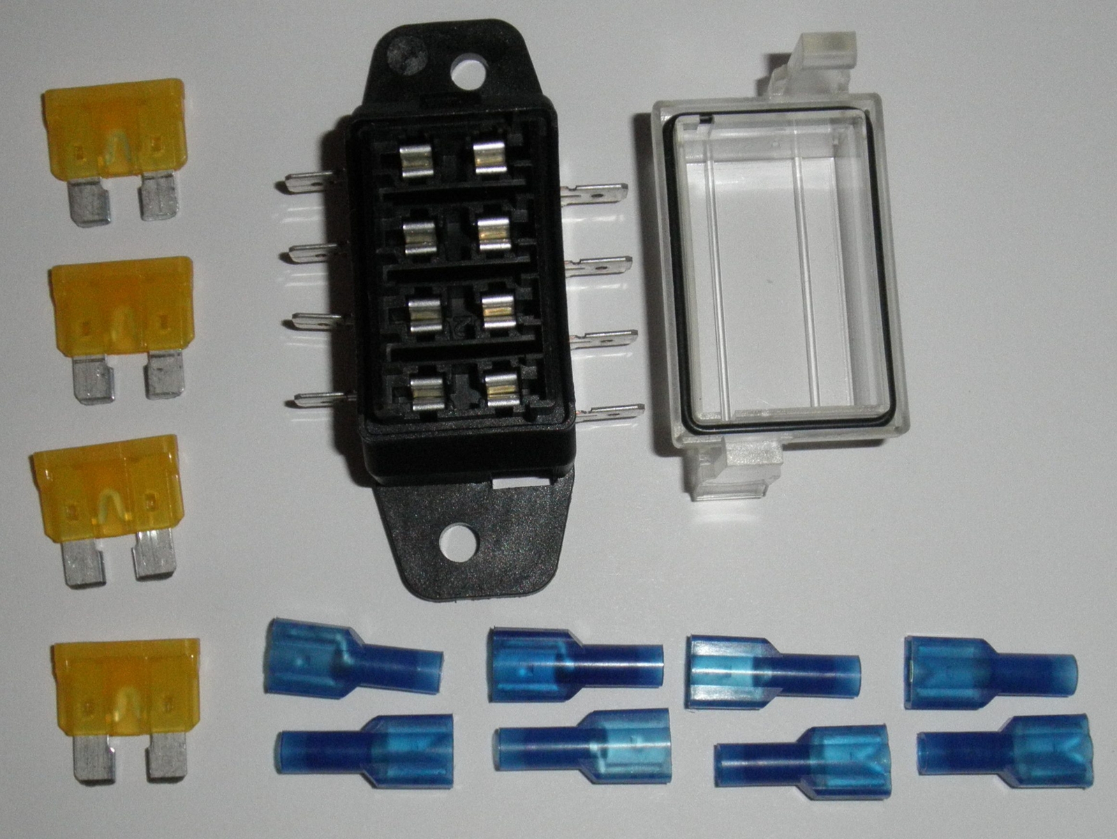 4 Circuit ATO Fuse Holder Fuse Box Automotive Marine Motorcycle Truck Tractor…