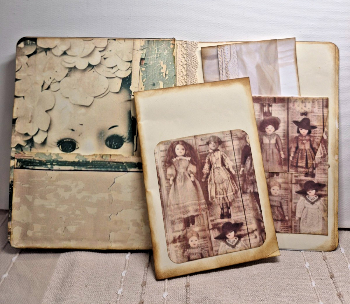Junk Journal THROUGH THE ATTIC WINDOWS