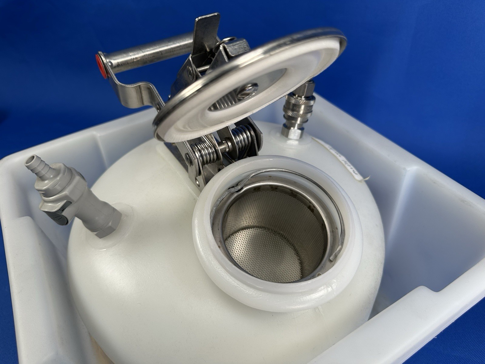 Justrite Safety Disposal Can 2.0Gallons 7.5L P/N: 12752 with Can Spill Tray