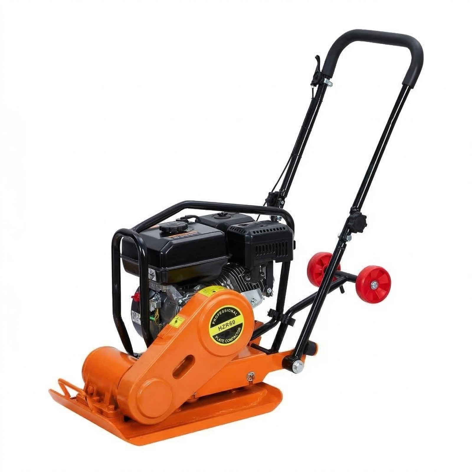 7HP Plate Compactor 212CC Gas Engine 4200Lbs Force 5600 VPM Vibratory Compaction