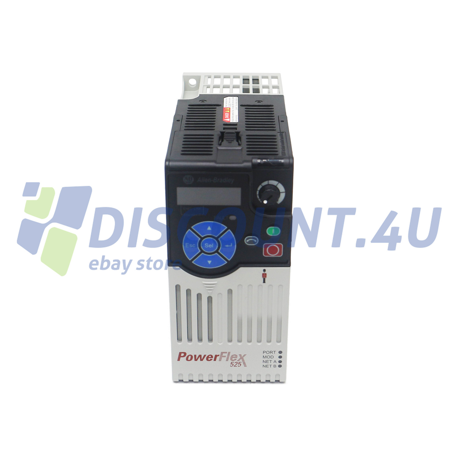 New Sealed Allen Bradley 25B-A2P5N104 Ser A PowerFlex 525 AC Drive 0.4kW 0.5Hp