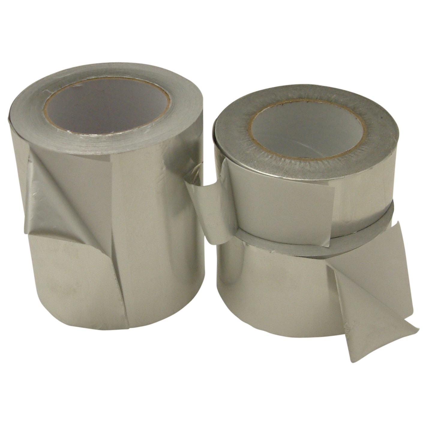 JVCC Economy Aluminum Foil Tape [1.2 mil Linered] (AF12): 4 in. x 50 yds. (Silve
