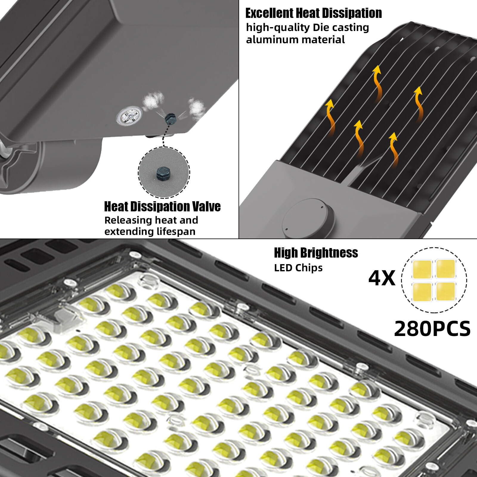 5 Years warranty IP65 parking lot 200w Roadway led shoebox & street Pole Fixture