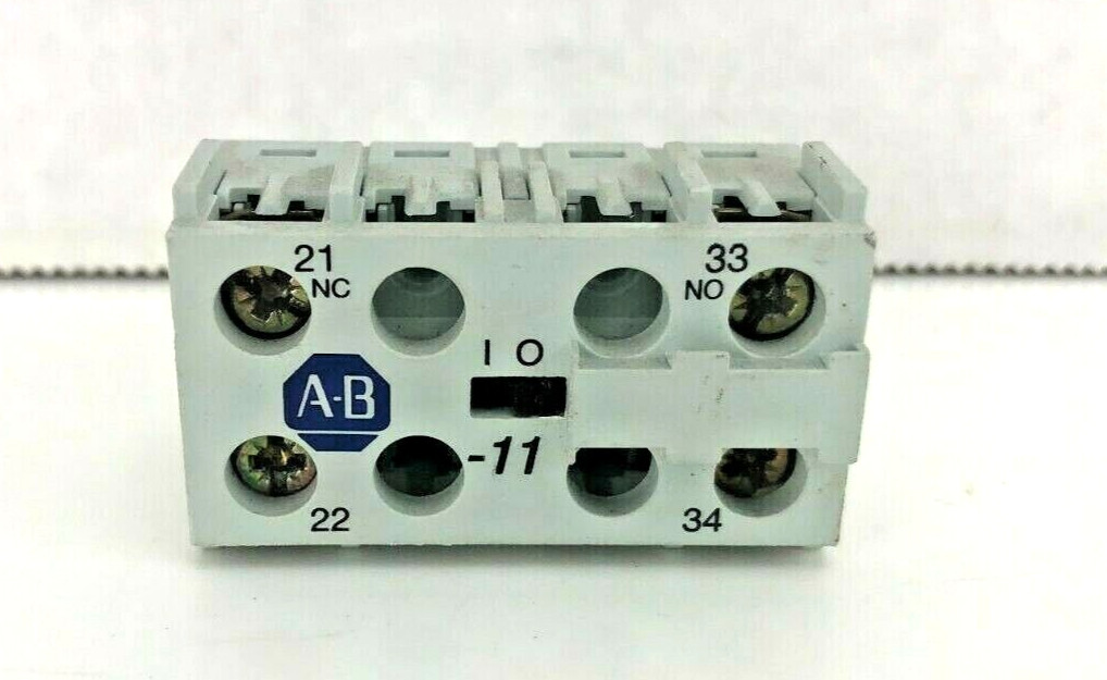 Allen-Bradley 195-MB11 Auxiliary Contact Block Ser. A, 1 NO / 1 NC