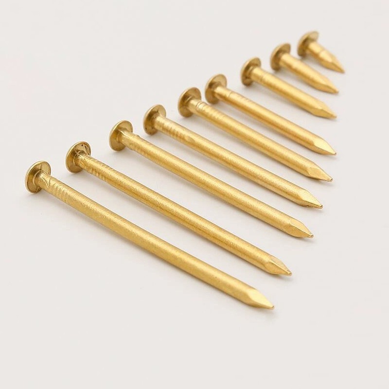 Brass Small Mini Round Head Nail Tack Diameter 1.2mm – 2.8mm Length 8mm – 55mm