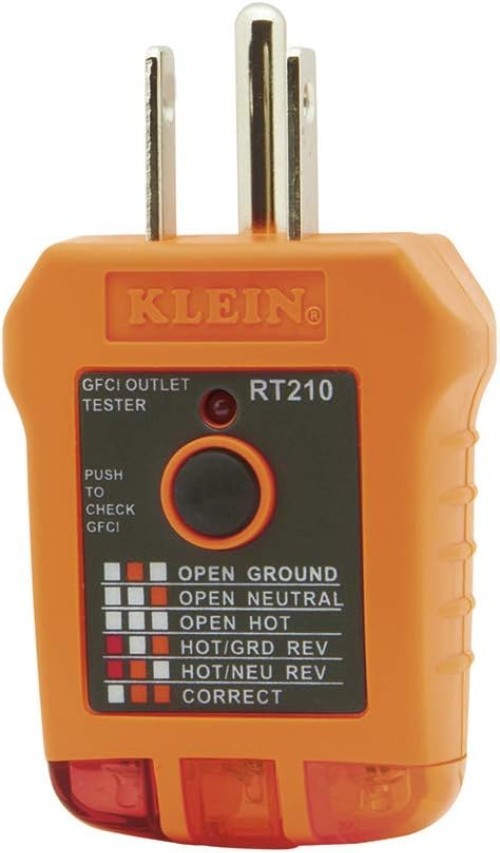 GFCI Outlet Tester for Safe & Accurate Wiring Checks – 110V Hand-Powered Tool