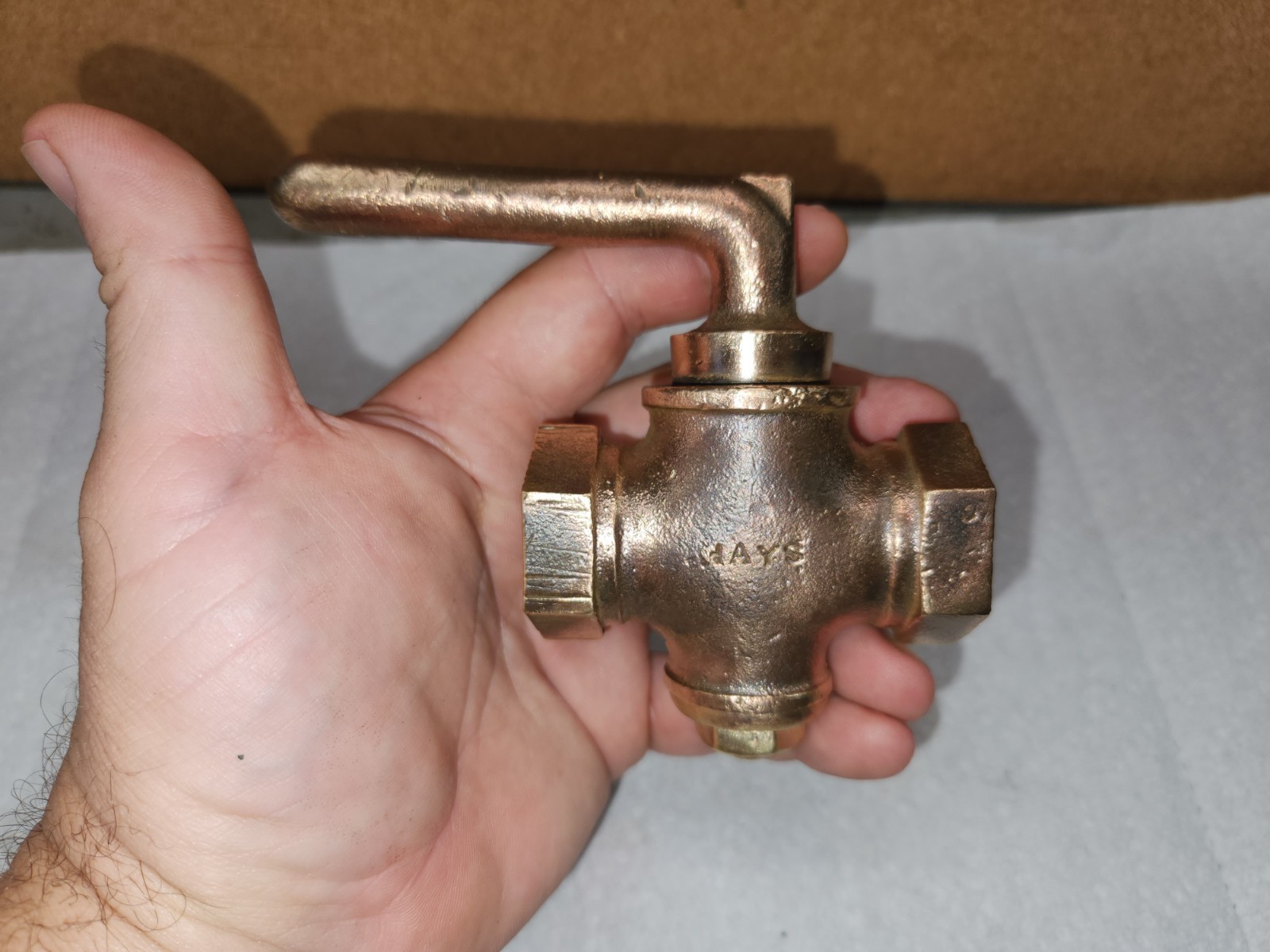 Antique Hays Gas Valve 3/4″ Hit Miss Stationary Engine