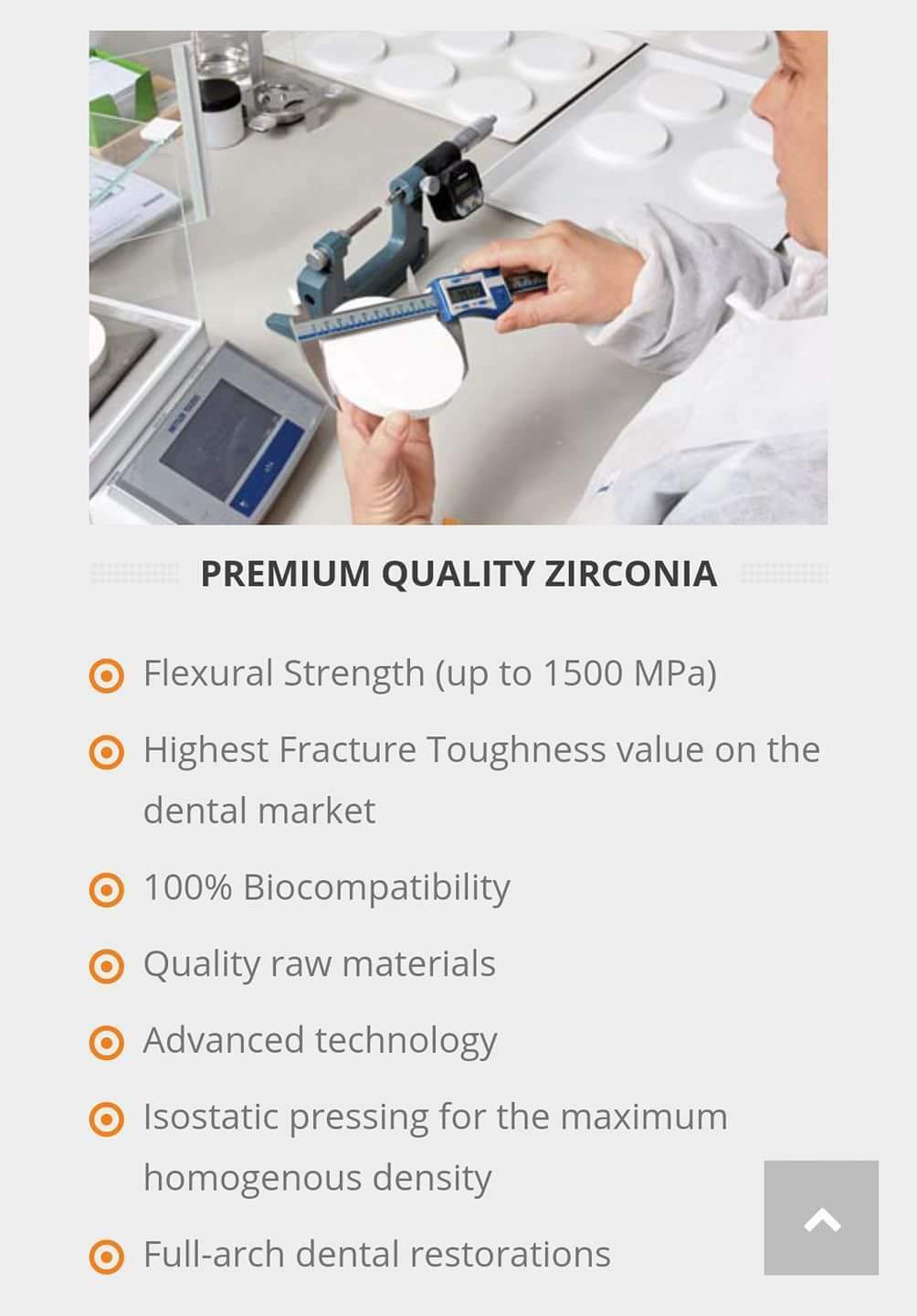 ONE OF THE BEST QUALITY OF dental zirconia DISK 98 and 71 MADE IN EUROPEAN UNION