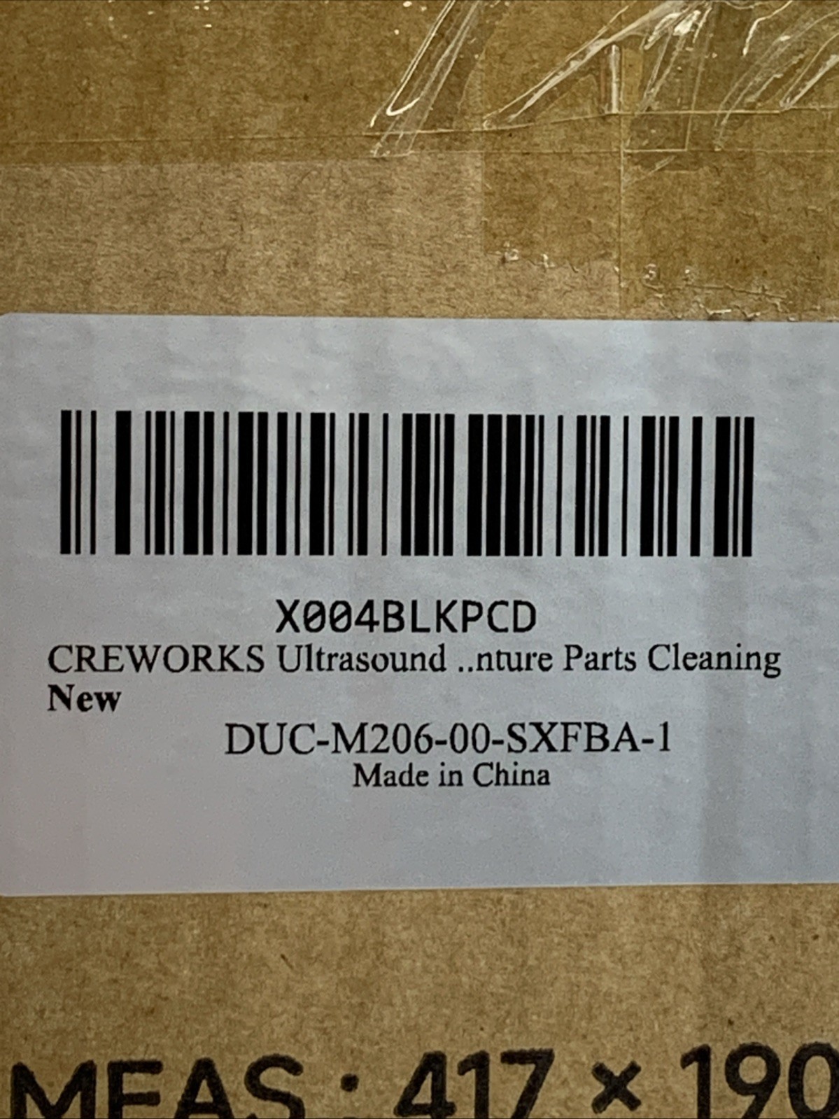 Creworks JX-031S Ultrasonic Cleaner 6L for Parts Bike Chain Metal Engine Parts