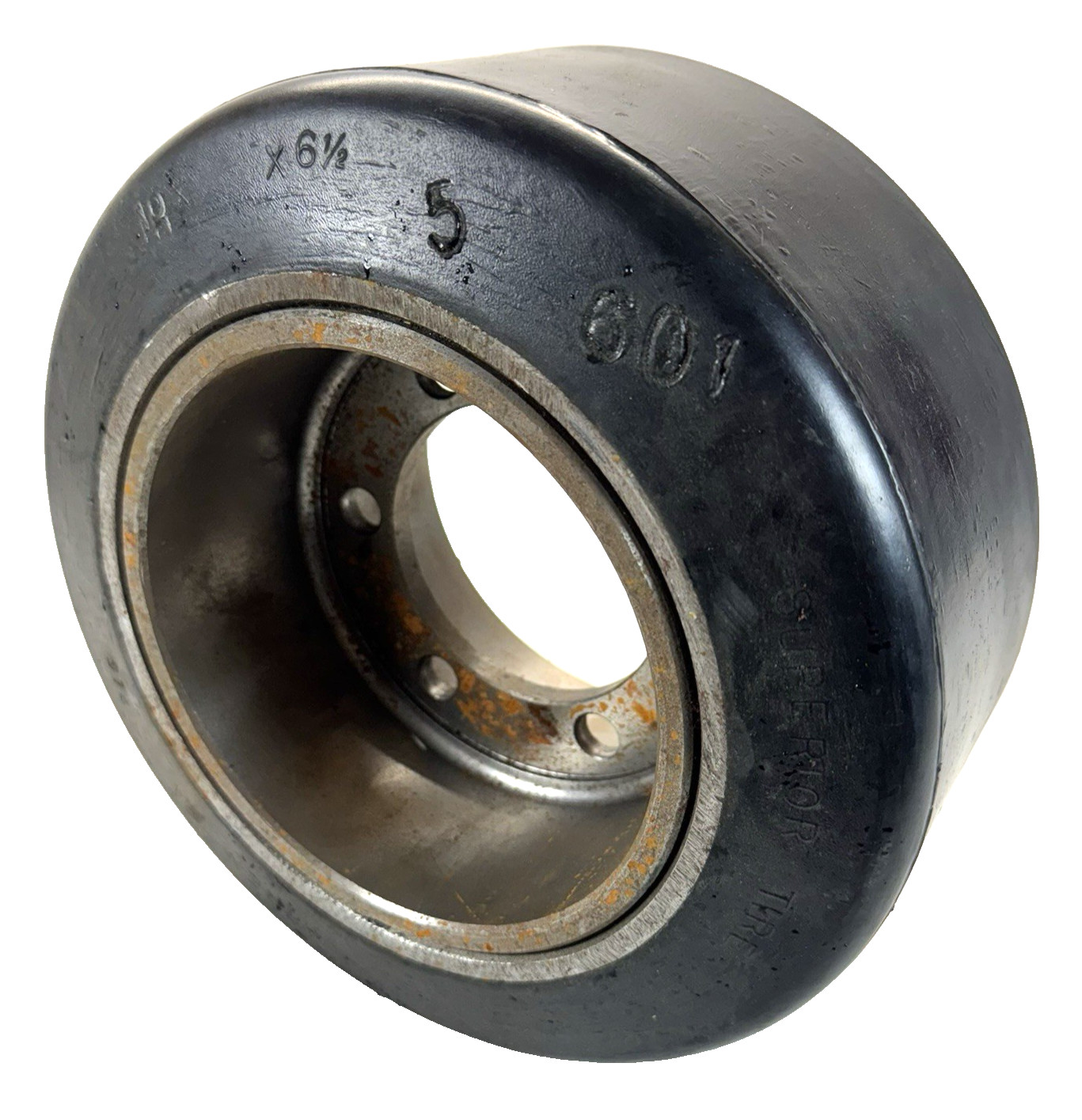 SUPERIOR TIRE 10X5X6.5 SMOOTH PRESS-ON ASSEMBLY FOR NISSAN 43350-FS000 FORKLIFT