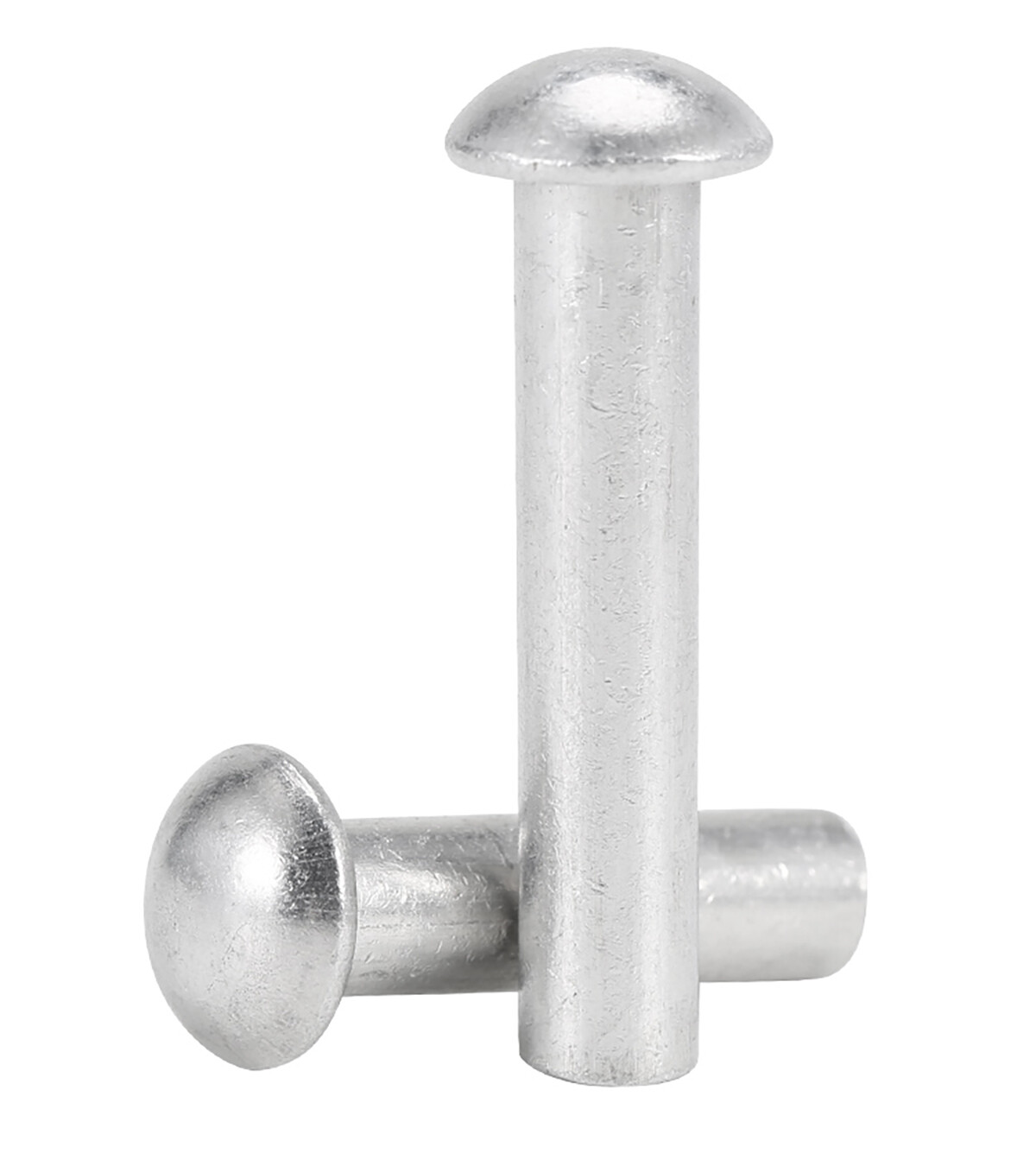 Aluminium Solid Round Head Rivets, DIN 660, Sizes M2-M8, Lengths 3-50mm