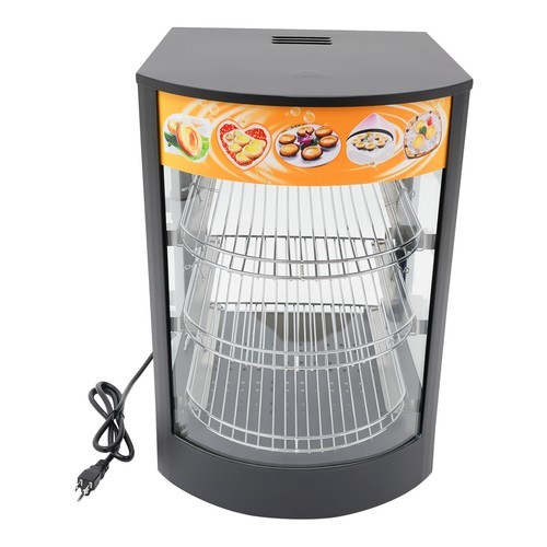 3-Tiers Tabletop Commercial Food Warmer Display Case Food Warming Cabinet 800W