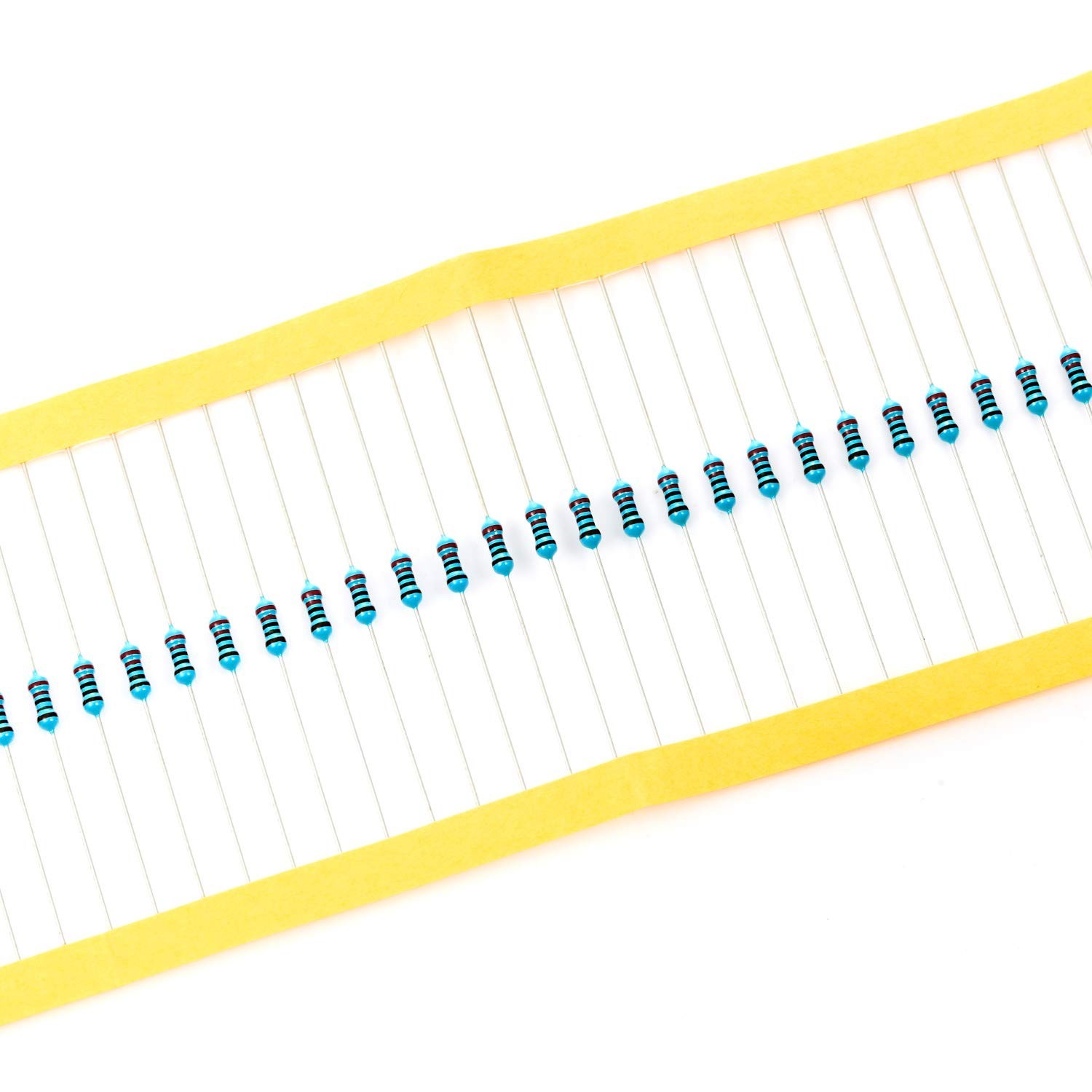 100pcs 2.2K Ω ohm Resistor 1/4W 0.25W 2k2 Metal Film Fixed Resistor 0.01 ±1% …