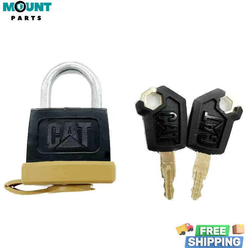 6 Set 246-2641 Padlock with 12 Keys 5P8500 For Caterpillar CAT 5p8500 Padlock