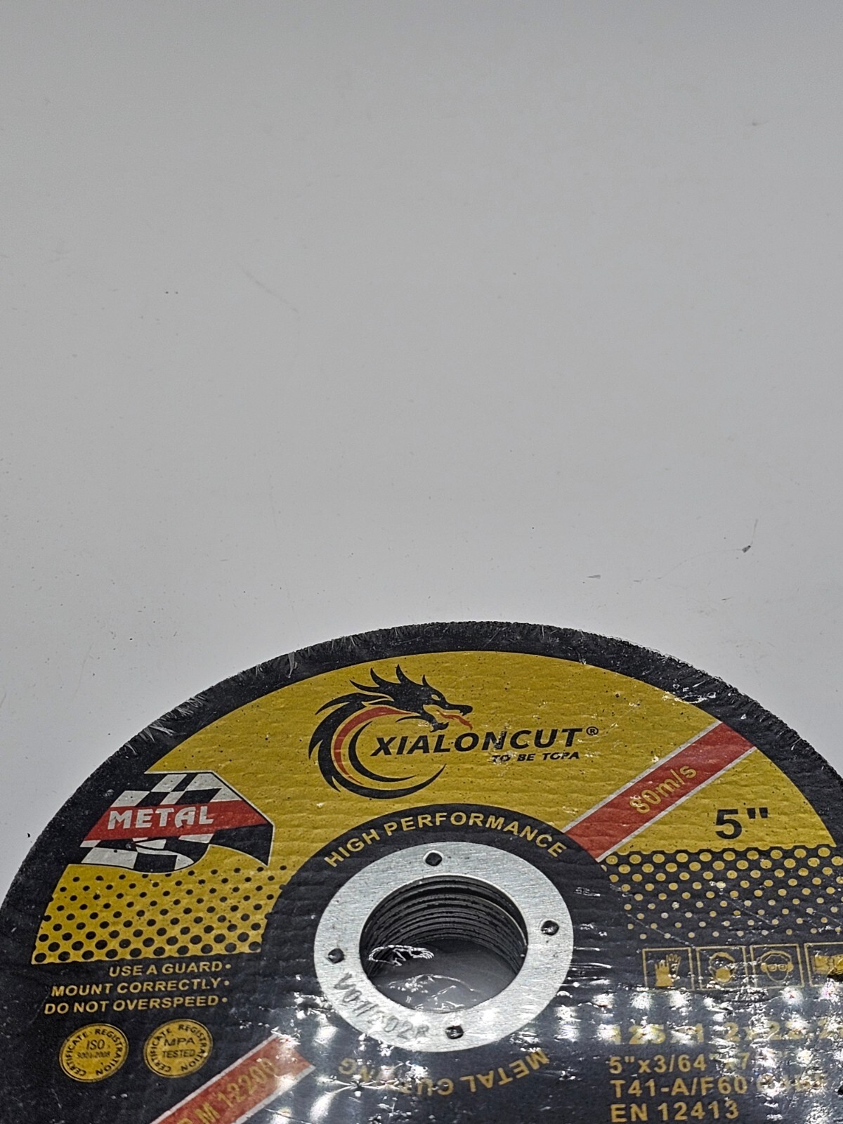 ( QTY 10 ) XIALONCUT 125×1.2×22.2mm Steel Cutting Disc for Stainless Cutting