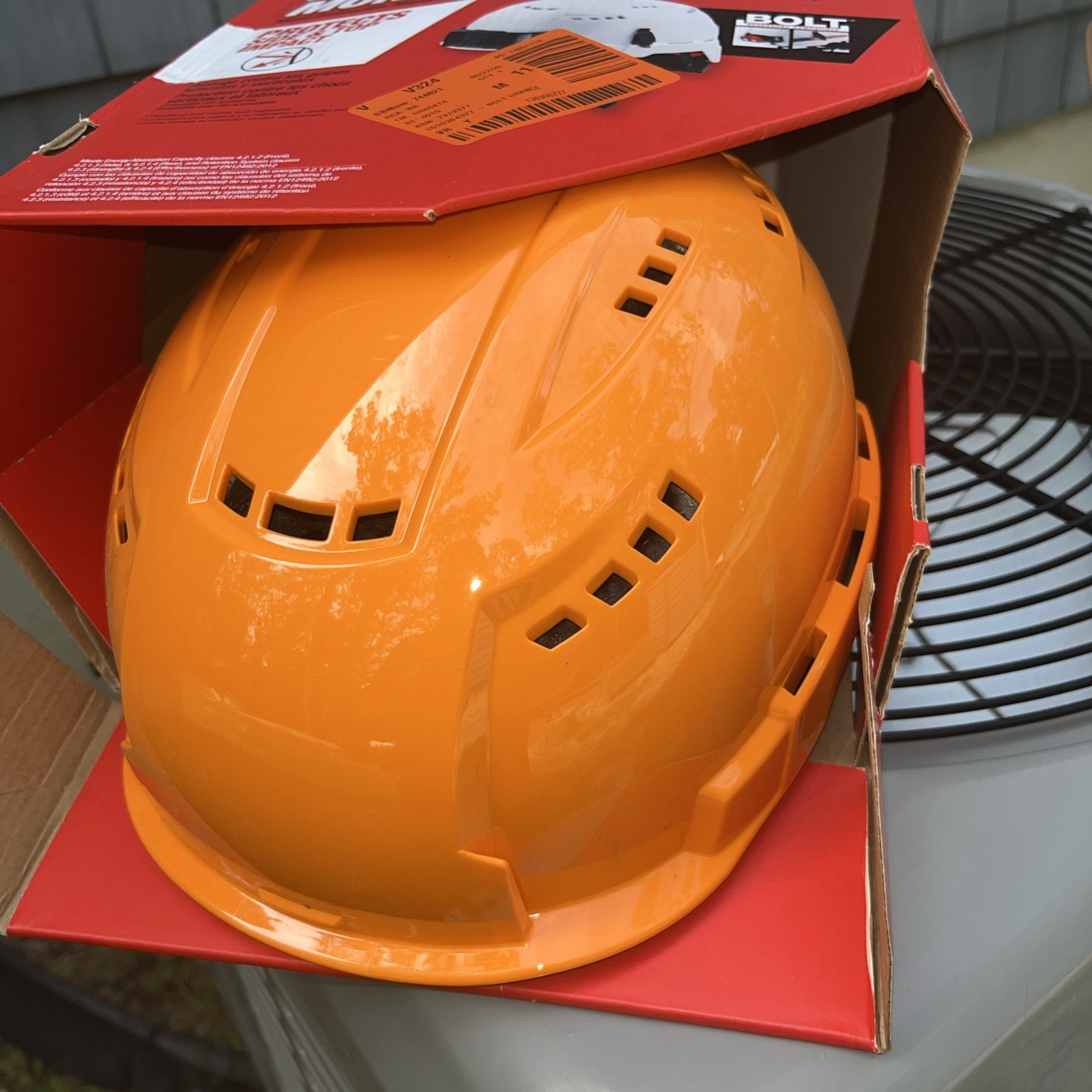 Milwaukee Bolt Orange Vented Helmet Type 2 Class C 48-73-1312