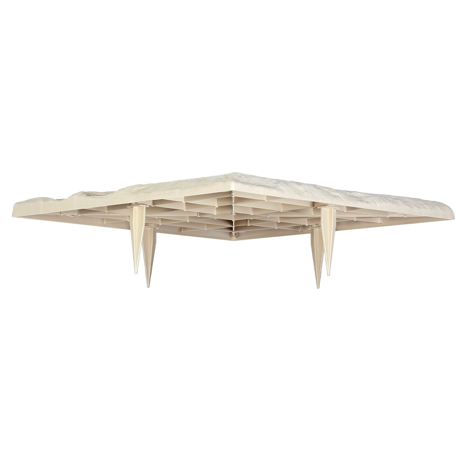 16pc 15.5in Garden Stepping Stones with Stakes, Weather – Resistant Plastic