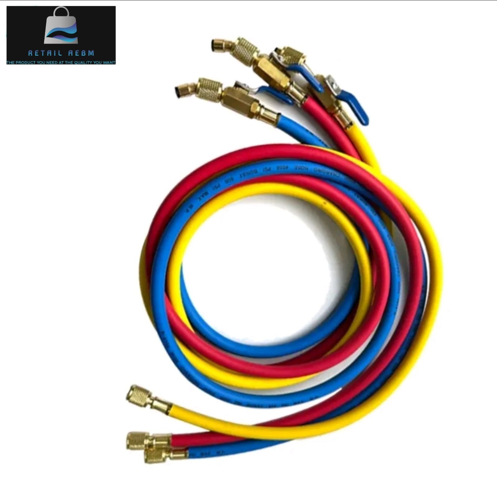 29986 Plus II 1/4″ Hose with Compact Ball Valve, 72″ (Pack of 3)