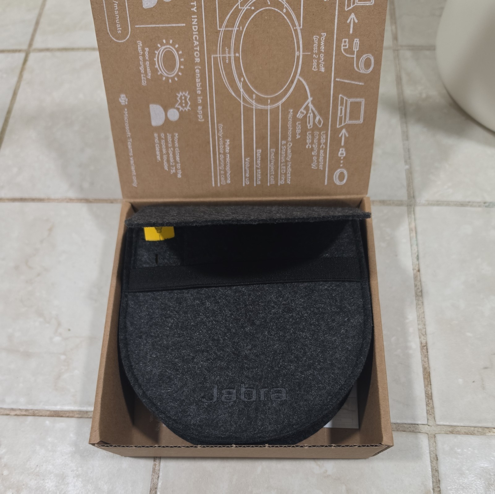 JABRA Speak2 75 Conferencing Speakerphone Gray