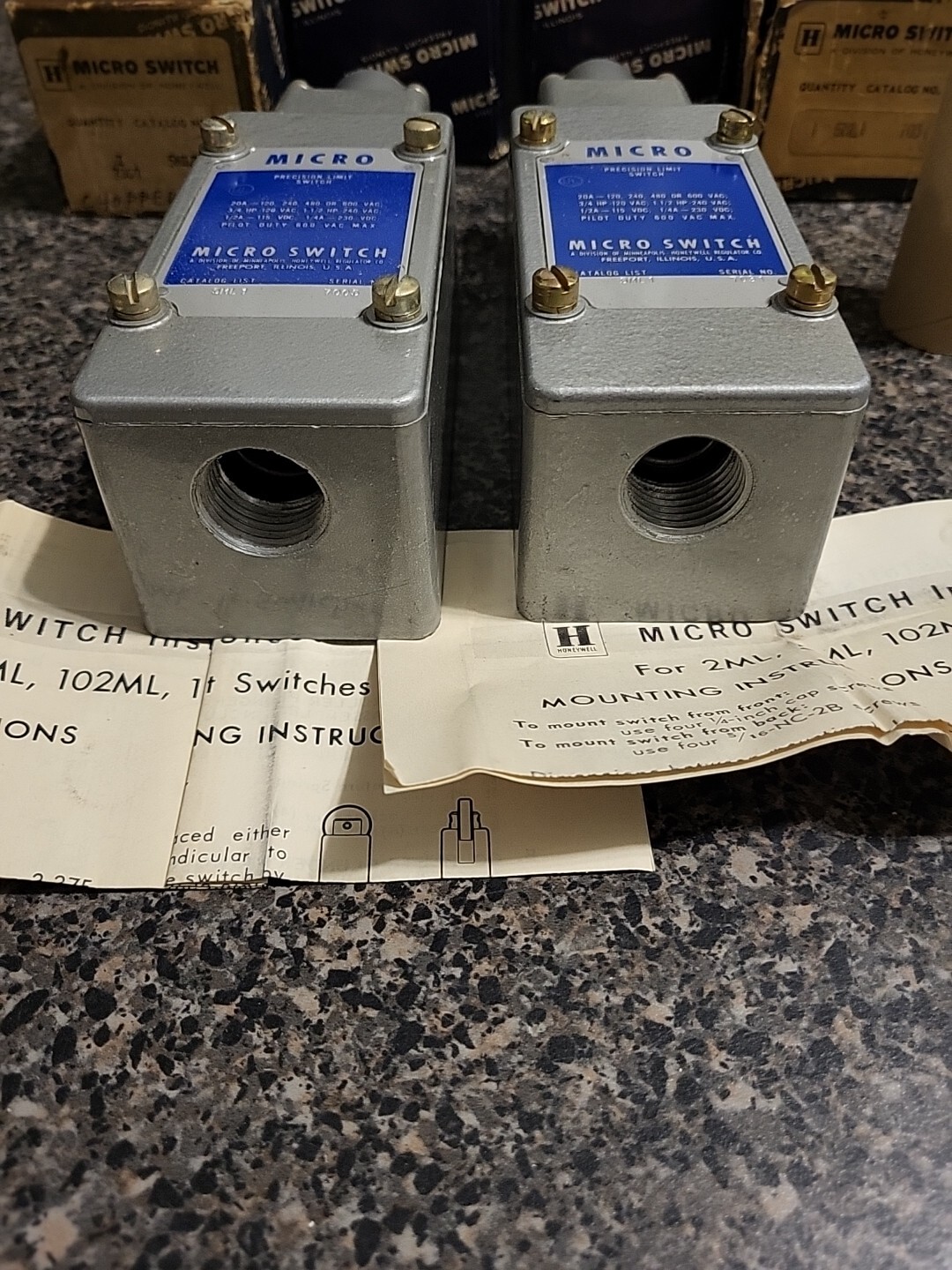 NEW!! HONEYWELL Micro Switch 5ML1 Limit Switch / TWO Available