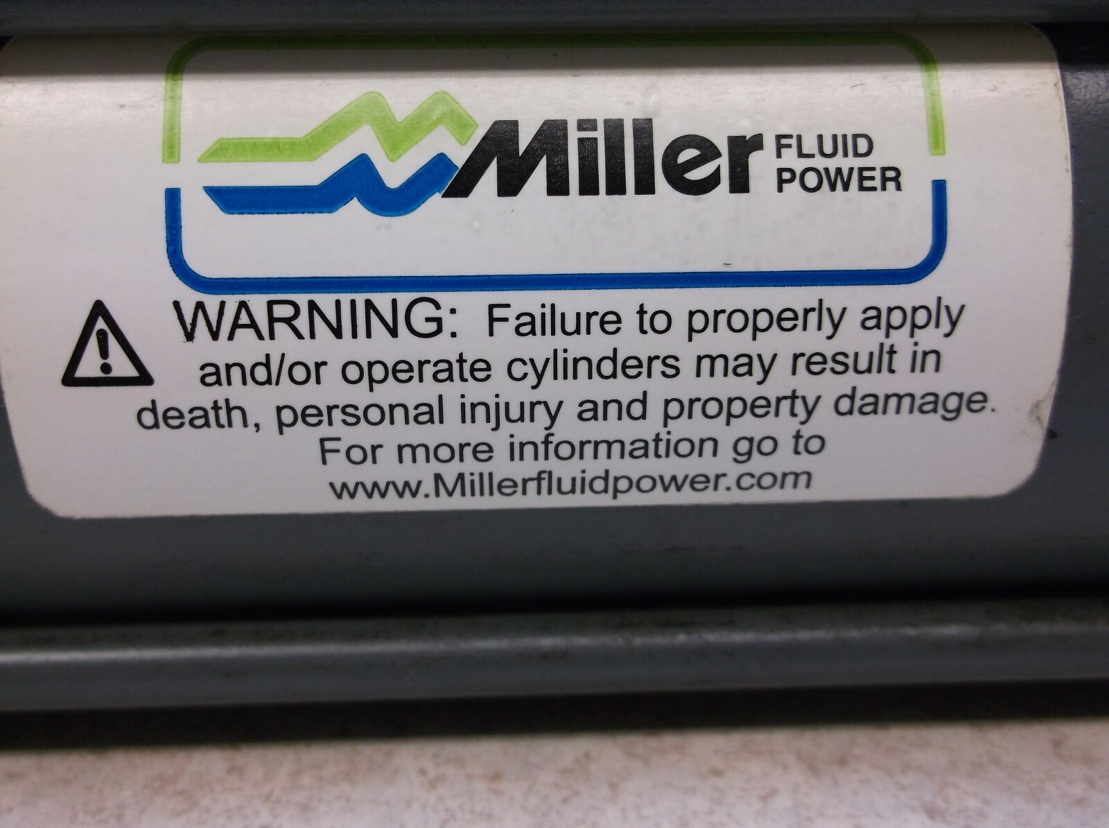 Miller, JV-72B2-2.50-8.000-0100-S11-0 Hyd Cyl, 1400PSI, E0228