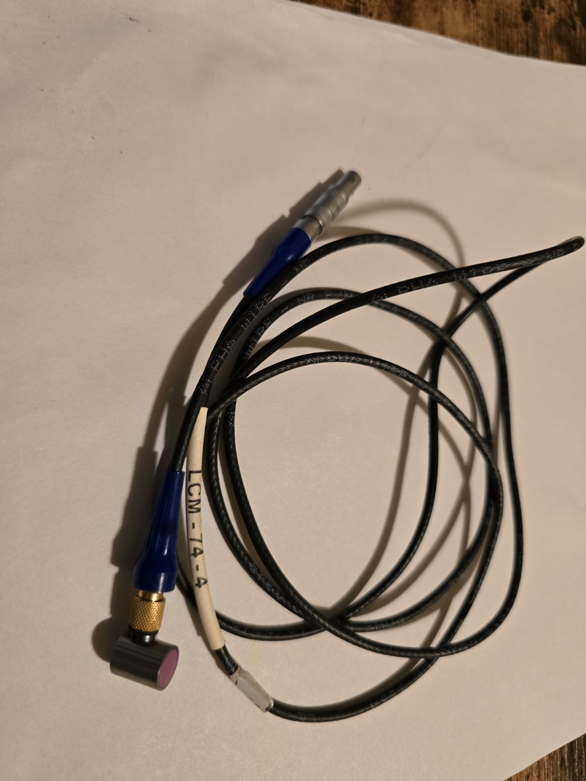 Olympus Panametrics M110 5MHz 0.25″ Ultrasonic Transducer Probe + Olympus LCM-74