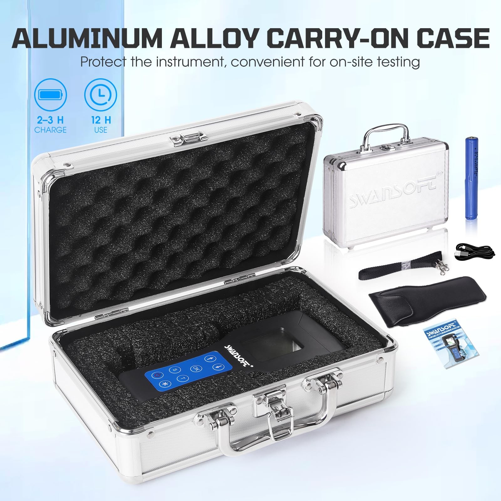 ATP Fluorescence Detector LCD Screen Surface Cleanliness Analyzer Meter