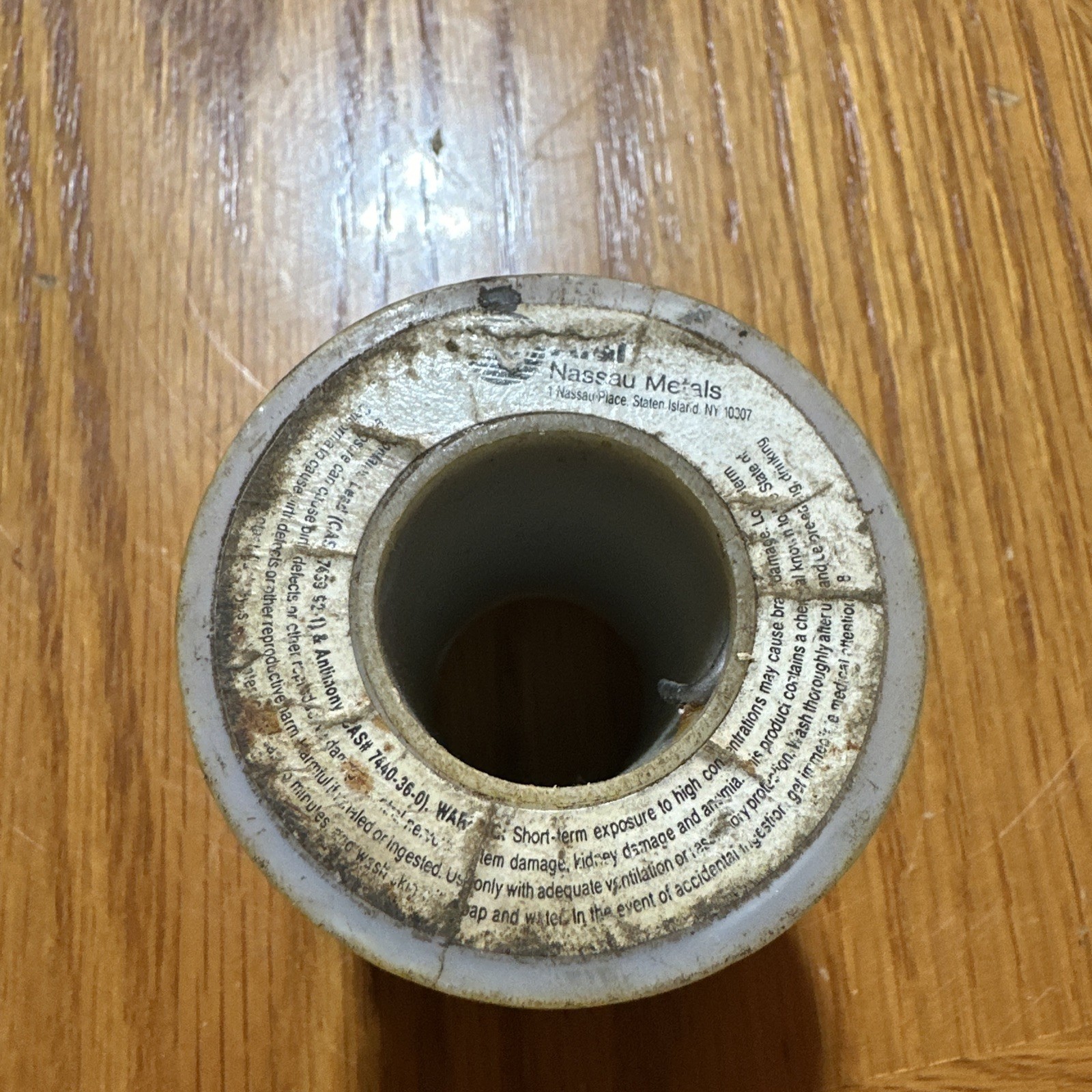 AT&T Nassau Metals 38/62 Solder Alloy .070 DIA. Solder Wire 1 Lb Open Spool