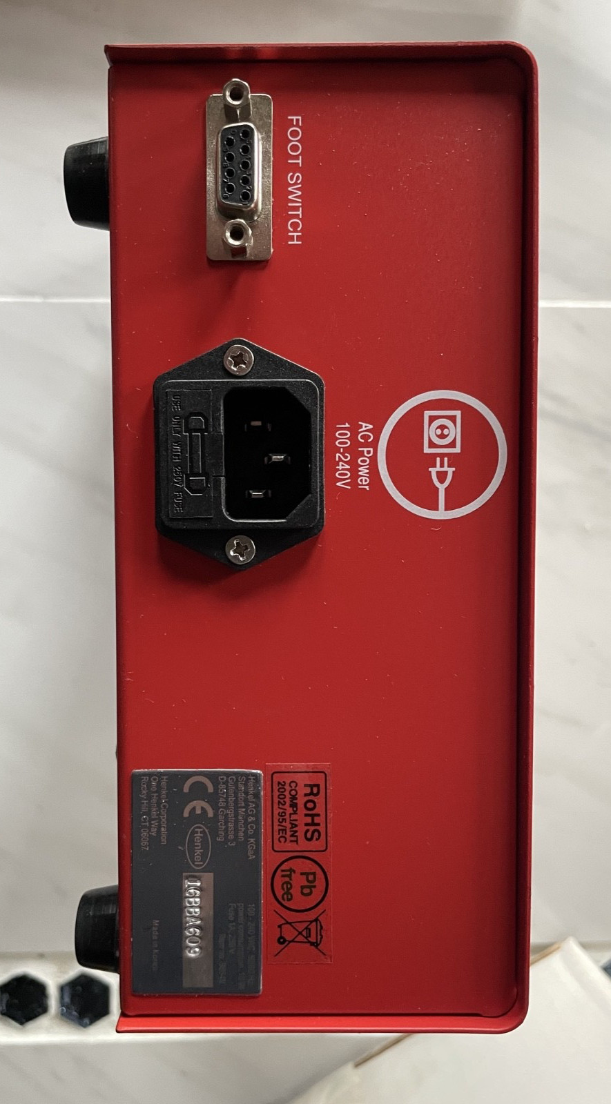 Loctite 98548 Benchtop Peristaltic Dispenser – MACHINE AND AC POWER CABLE ONLY!