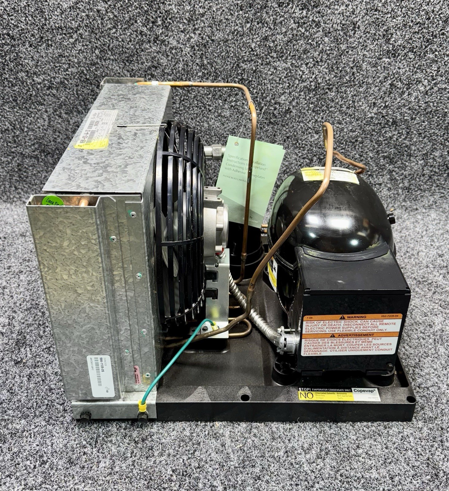 Copeland M6EM-H026-IAA-028 Condensing Unit R404A 448A 449A, M/HBP, 115V, 1 Phase
