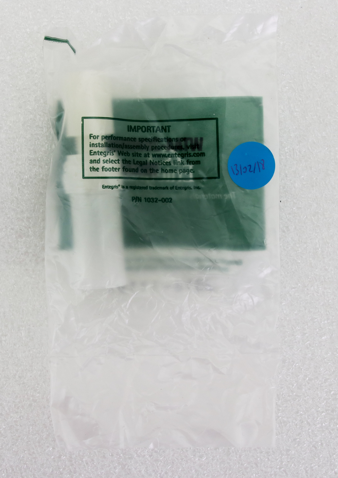 11191 ENTEGRIS FLARETEK STR8 ADAPTER TRSN FUSIBLE PVDF PIPE (NEW) WTA4-20MMDFN-1