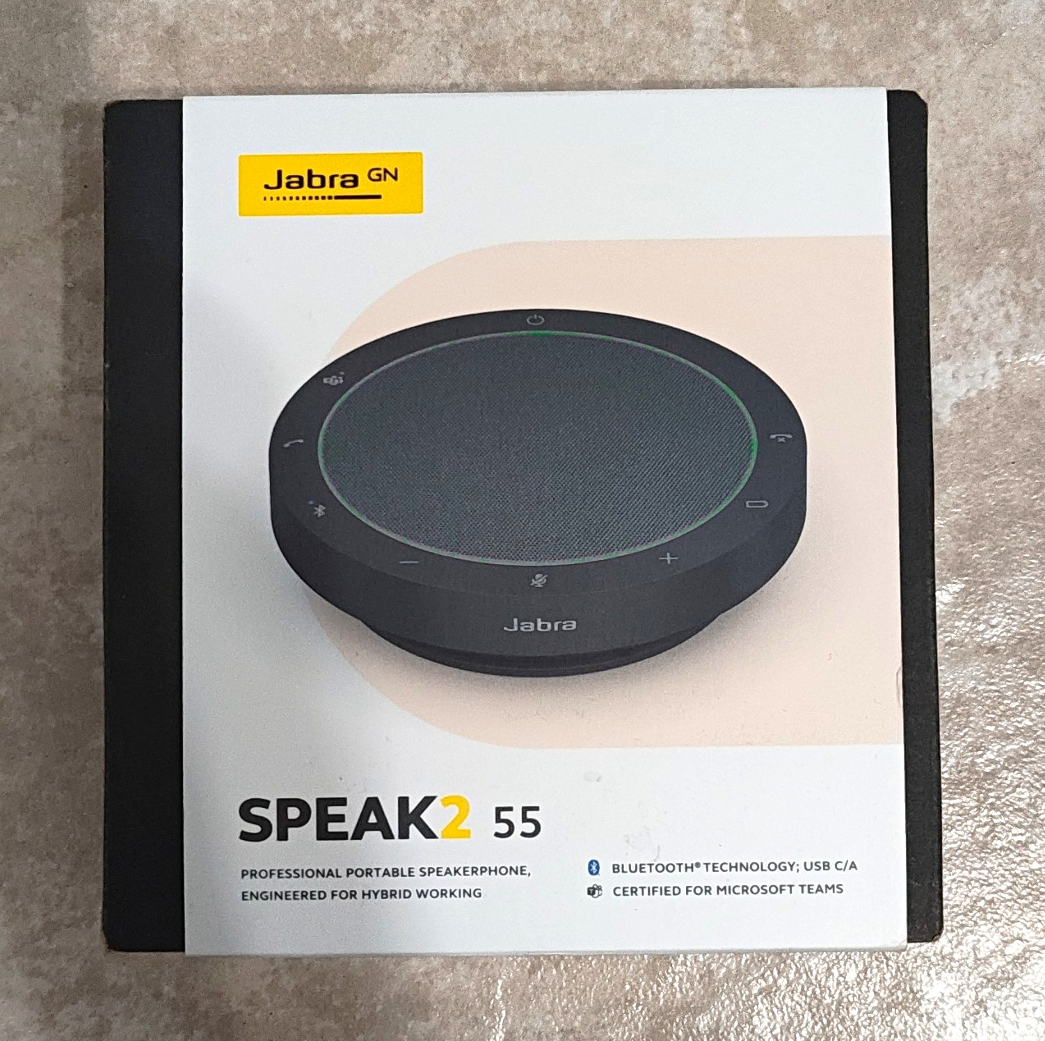 Jabra Speak2 55 Portable Conference Speakerphone Bluetooth USB-C USB-A Open Box