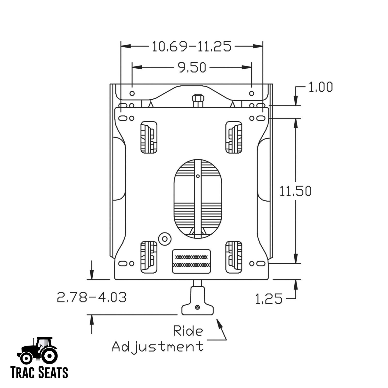 Trac Seats Suspension Kit for Hustler Raptor and Sport Zero Turn Mower